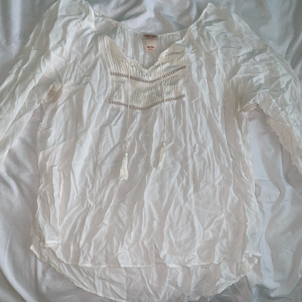 Mossimo white blouse